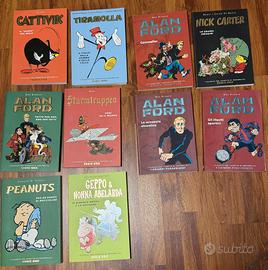 Blocco 10 fumetti grande formato a colori