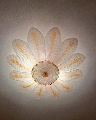 plafoniera + applique Murano
