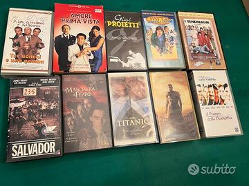 lotto 10 VHS originali di film top da collezione