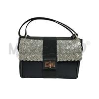 BORSA DONNA CHIOLO NERO ARGENTO