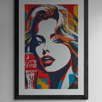 Poster Pop Art stile america anni'60