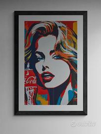 Poster Pop Art stile america anni'60