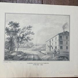 Tabiano (Parma). Ripr litogr. Albergo BagniTabiano