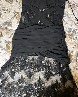 Vestito nero lungo