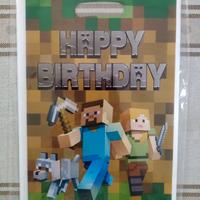 Sacchetti compleanno Minecraft