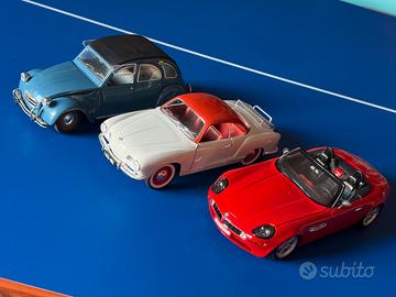 3 Modellini scala 1:18 Burago Solido