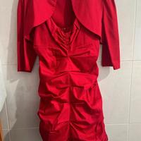 Abito da cerimonia tubino rosso Sosya L