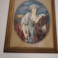 quadri ricamati a mano