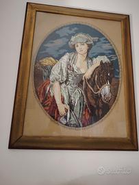 quadri ricamati a mano