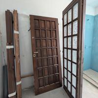 Portone legno massello 