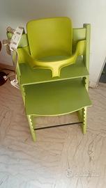 seggiolone Stokke accessoriato+ fasciatoio omaggio