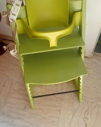 seggiolone Stokke accessoriato+ fasciatoio omaggio
