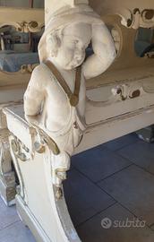 Panca Antica da Chiesa in Legno