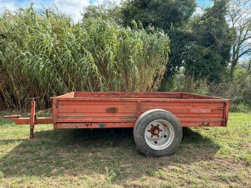 CARRELLO RIMORCHIO AGRICOLO CON SPONDE