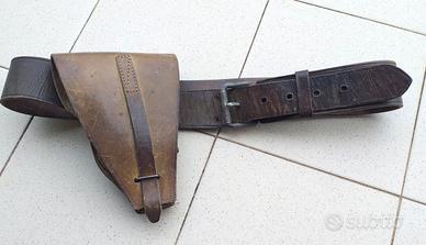 Cinturone fondina grigioverde 1GM Beretta 1915/17