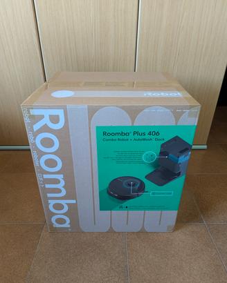 iRobot Roomba Plus 406 Combo+AutoWash Dock  NUOVO