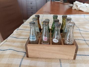 Raro Set Mignon Anni 60 - 12 Bottigliette Vintage 