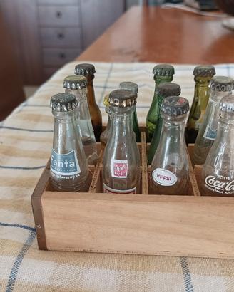 Raro Set Mignon Anni 60 - 12 Bottigliette Vintage 