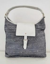 Calvin klein collection Borsa in pelle e tela