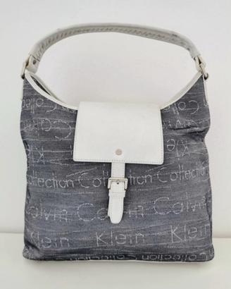Calvin klein collection Borsa in pelle e tela