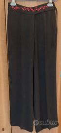 Pantalone Compagnia Italiana nero con ricamo