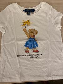 T-shirt Polo Ralph Lauren orsetto 5 anni