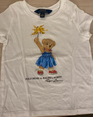 T-shirt Polo Ralph Lauren orsetto 5 anni