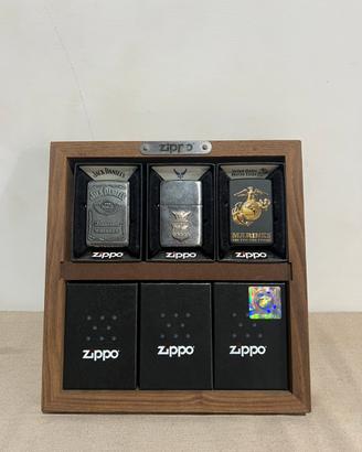 Set 3 Zippo Accendini Jack Daniel's, Air Force, Ma