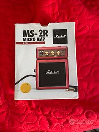 Amplificatore chitarra elettrica marshall