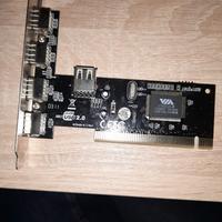 Scheda pci 5 porte usb 2.0