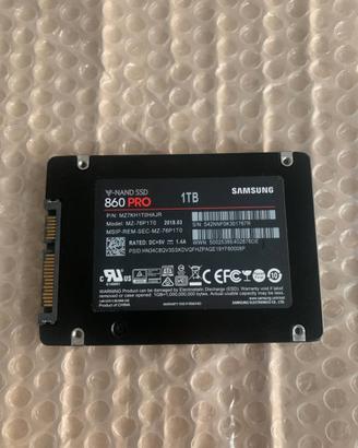 SSD Samsung Pro 860 V Nand 1TB – Perfetto stato
