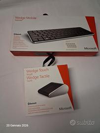 Microsoft Wedge Mobile Tastiera e Mouse