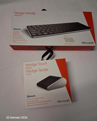 Microsoft Wedge Mobile Tastiera e Mouse