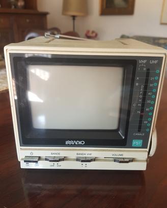 Mini TV vintage anni 80 Irradio "Il Formica"