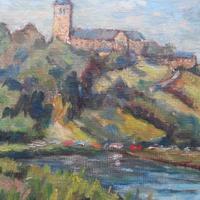 Olio impressionista del 63, firmato P. Wenseler