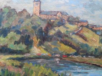 Olio impressionista del 63, firmato P. Wenseler