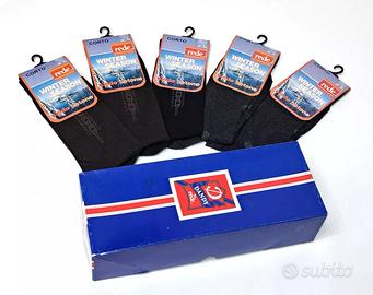 5 PAIA CALZE CORTE UOMO *REDE DANDY_CALDO COTONE