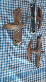 maniglie in ottone per finestre