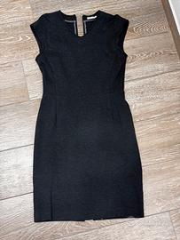 Elegante abito a tubino grigio