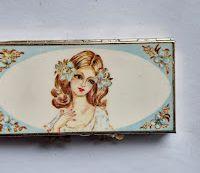 Specchietto donna da borsa vintage