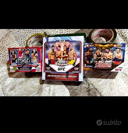 Topps ufc 2 box e combat anthology panini