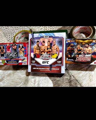 Topps ufc 2 box e combat anthology panini