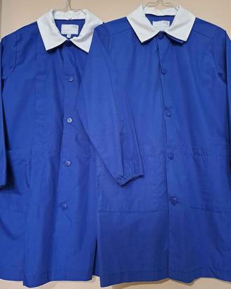 2 grembiuli scuola elementare blu per bambino