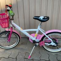 Bicicletta Bambina BTWIN 4-6 anni ruote 16 pollici