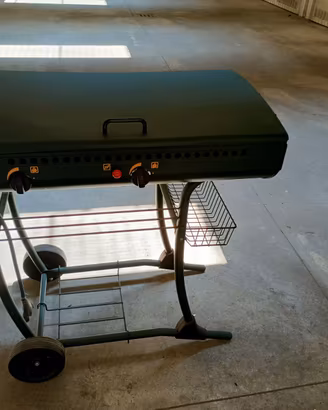 Barbecue a gas nuovo per cucinare
