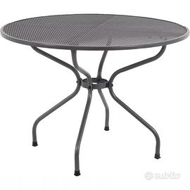 MWH Tavolo lamiera stirata tondo ø 105 cm