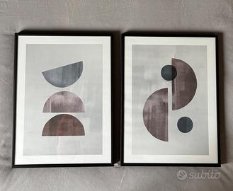2 poster Desenio con cornici