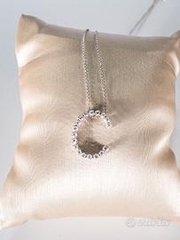 Collana lettera C in oro