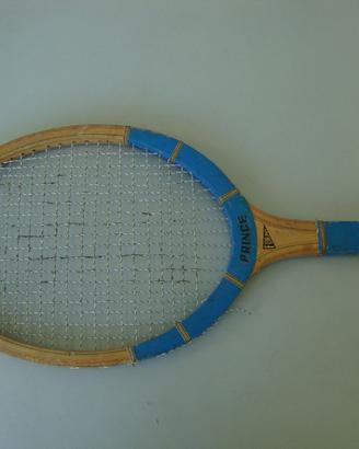 Racchetta tennis vintage in legno Prince