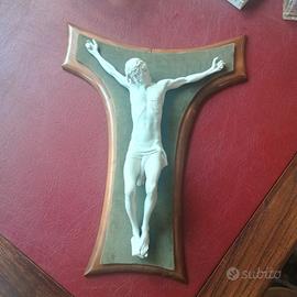 crocifisso in ceramica cappè